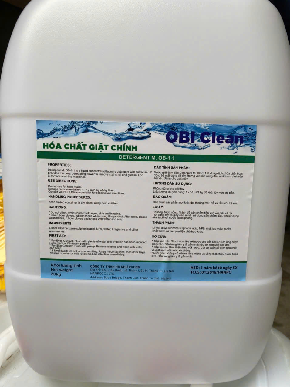 Sản phẩm giặt chuyên dụng để trắng sáng đồ